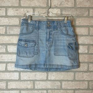 American Eagle Cargo Jean Skirt- Size 6